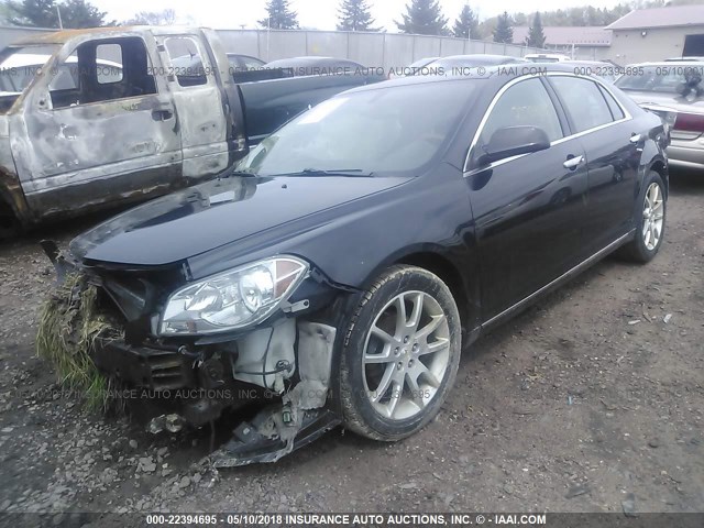 1G1ZE5EB9AF209440 - 2010 CHEVROLET MALIBU LTZ 黑色 照片 2