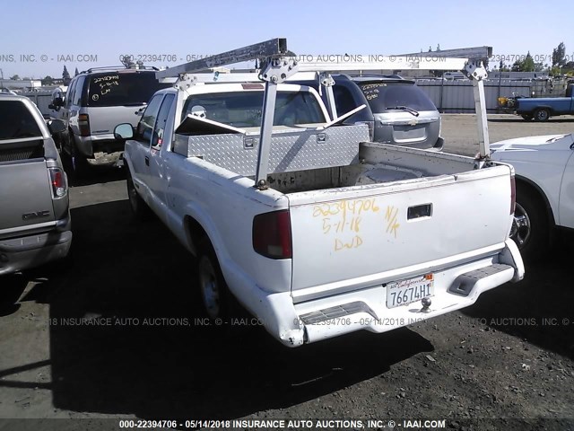 1GCCS194XS8264785 - 1995 CHEVROLET S TRUCK S10 WHITE photo 3