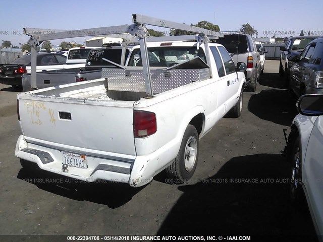 1GCCS194XS8264785 - 1995 CHEVROLET S TRUCK S10 WHITE photo 4