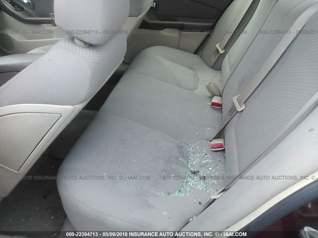 1G1ZS57F47F271054 - 2007 CHEVROLET MALIBU LS 栗色 照片 8