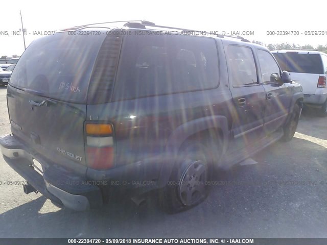 3GNEC16ZX4G273190 - 2004 CHEVROLET SUBURBAN C1500 GRAY photo 4