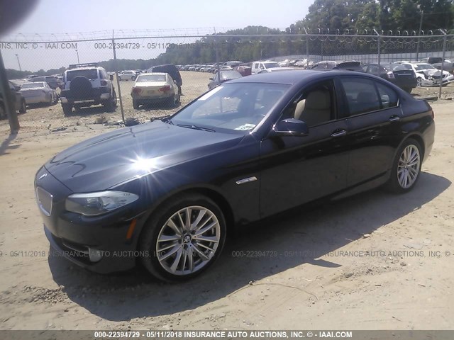 WBAFR9C51CDX78796 - 2012 BMW 550 I GRAY photo 2