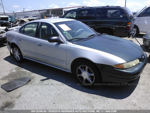 1G3NL52E94C188279 - 2004 OLDSMOBILE ALERO GL SILVER photo 1