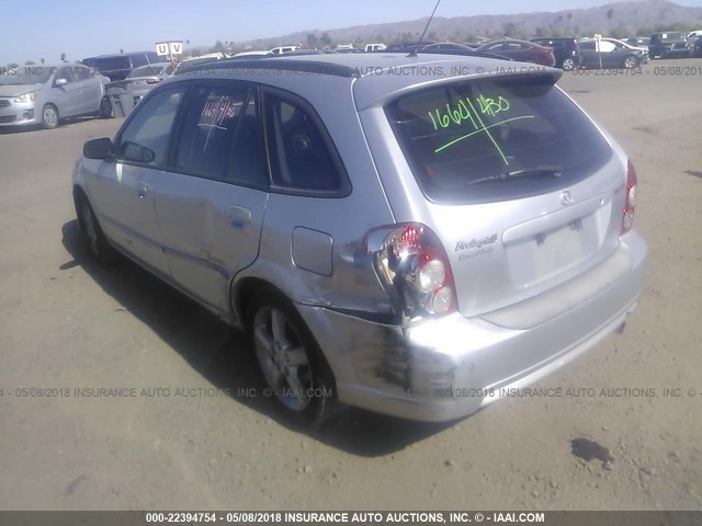 JM1BJ245731103289 - 2003 MAZDA PROTEGE PR5 SILVER photo 3