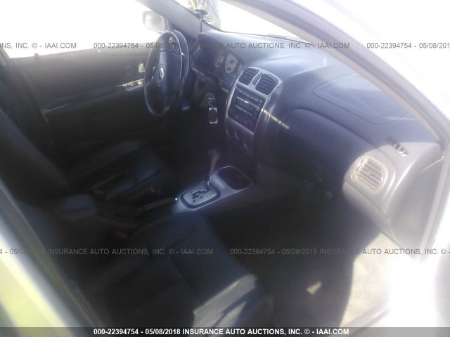 JM1BJ245731103289 - 2003 MAZDA PROTEGE PR5 SILVER photo 5