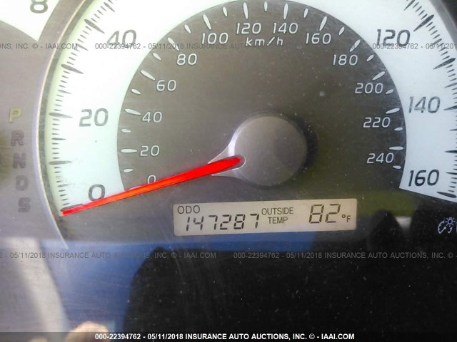 4T1BK46KX8U066610 - 2008 TOYOTA CAMRY LE/XLE/SE შავი ფოტო 7