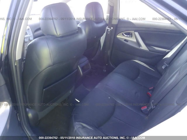 4T1BK46KX8U066610 - 2008 TOYOTA CAMRY LE/XLE/SE შავი ფოტო 8