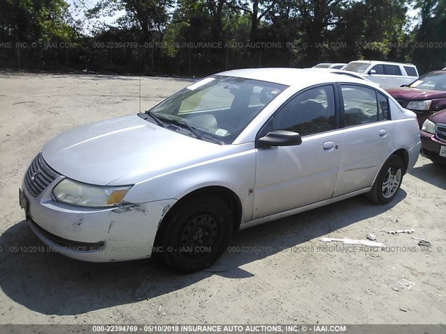 1G8AJ54F65Z169255 - 2005 SATURN ION LEVEL 2 SILVER photo 2