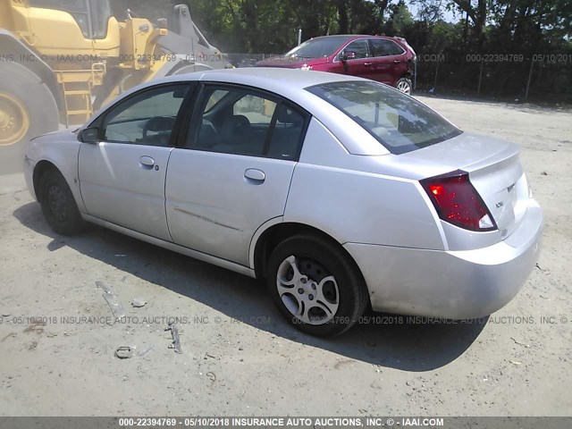 1G8AJ54F65Z169255 - 2005 SATURN ION LEVEL 2 SILVER photo 3