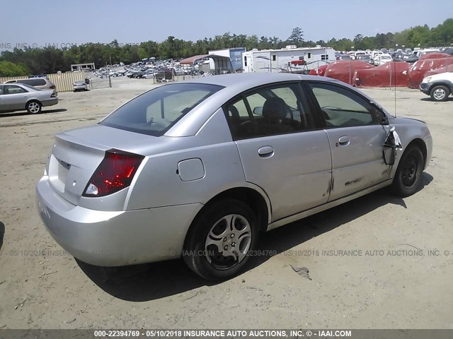 1G8AJ54F65Z169255 - 2005 SATURN ION LEVEL 2 SILVER photo 4