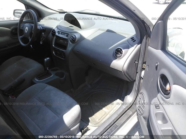 1G8AJ54F65Z169255 - 2005 SATURN ION LEVEL 2 SILVER photo 5