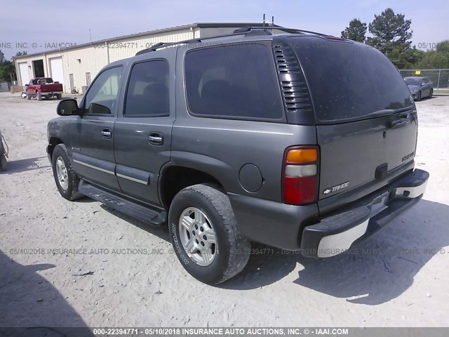 1GNEC13Z52R311426 - 2002 CHEVROLET TAHOE C1500 GRAY photo 3