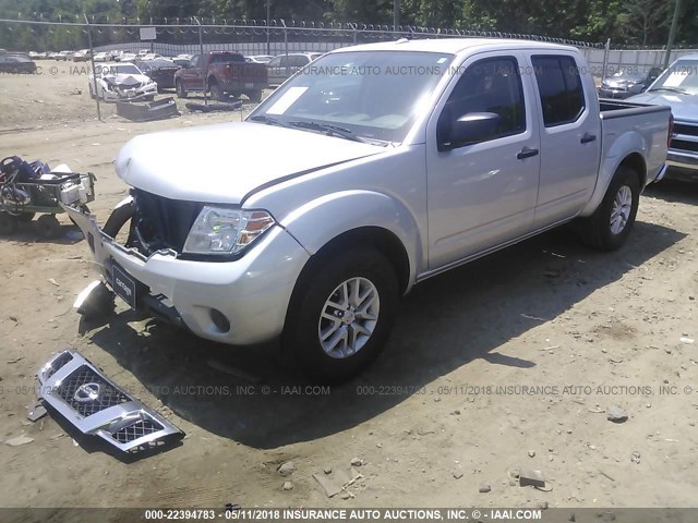 1N6AD0ER5GN742615 - 2016 NISSAN FRONTIER S/SV/SL/PRO-4X SILVER photo 2