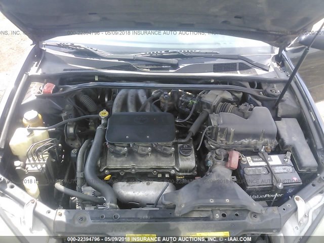 4T1BF30KX2U001593 - 2002 TOYOTA CAMRY LE/XLE/SE BLACK photo 10