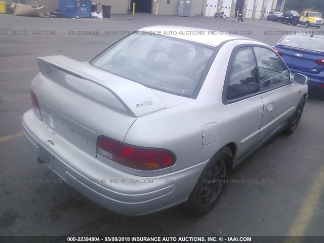 JF1GM67571G400787 - 2001 SUBARU IMPREZA RS SILVER photo 4