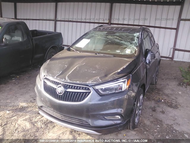 KL4CJCSBXHB078676 - 2017 BUICK ENCORE ESSENCE GRAY photo 6