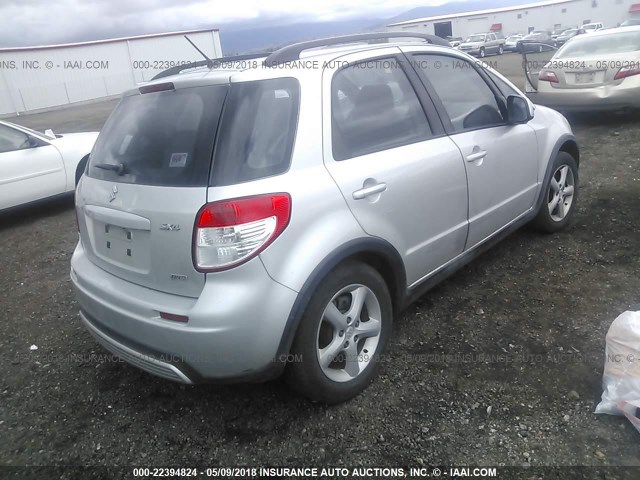 JS2YB413485109577 - 2008 SUZUKI SX4 CONVENIENCE SILVER photo 4