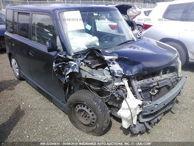 JTLKT324150189139 - 2005 TOYOTA SCION XB BLACK photo 1