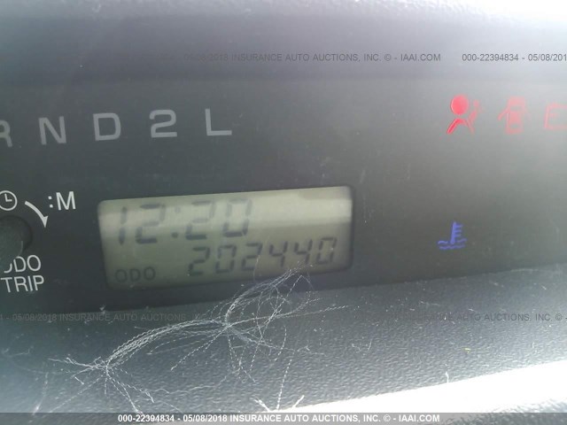 JTLKT324150189139 - 2005 TOYOTA SCION XB BLACK photo 7