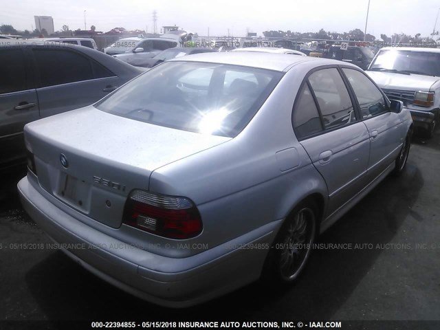 WBADT63462CH95146 - 2002 BMW 530 I AUTOMATIC SILVER photo 4
