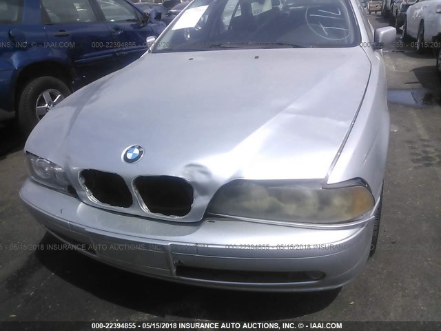 WBADT63462CH95146 - 2002 BMW 530 I AUTOMATIC SILVER photo 6