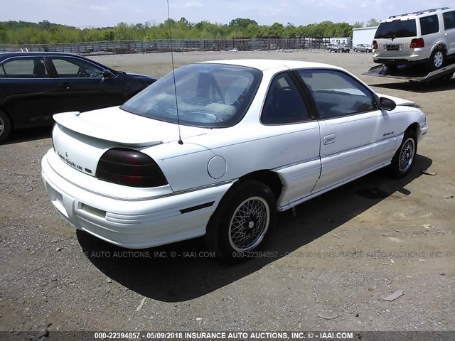 1G2NE1531RM518189 - 1994 PONTIAC GRAND AM SE WHITE photo 4