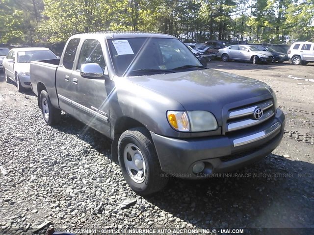 5TBRN34154S440224 - 2004 TOYOTA TUNDRA ACCESS CAB SR5 GRAY photo 1