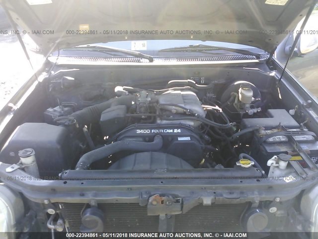 5TBRN34154S440224 - 2004 TOYOTA TUNDRA ACCESS CAB SR5 GRAY photo 10