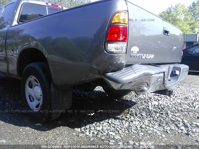 5TBRN34154S440224 - 2004 TOYOTA TUNDRA ACCESS CAB SR5 GRAY photo 6