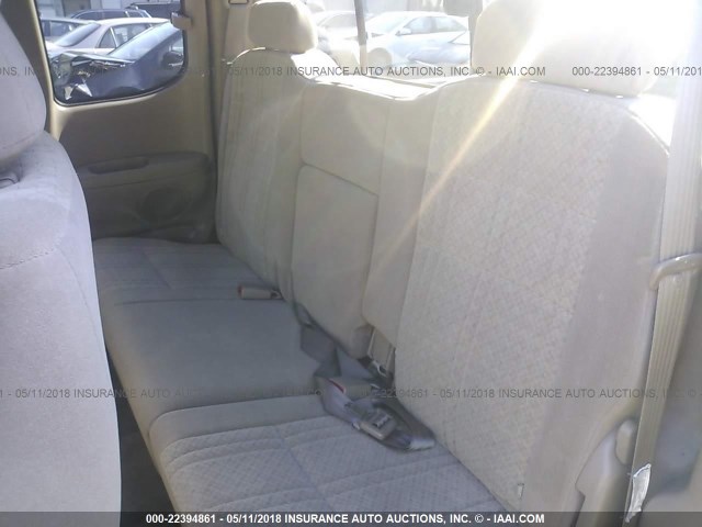 5TBRN34154S440224 - 2004 TOYOTA TUNDRA ACCESS CAB SR5 GRAY photo 8