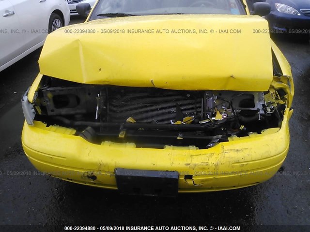 2FAFP71V78X150392 - 2008 FORD CROWN VICTORIA POLICE INTERCEPTOR YELLOW photo 6