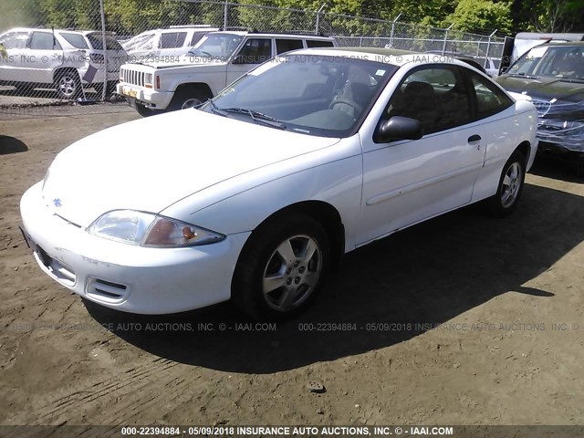 1G1JS124927214735 - 2002 CHEVROLET CAVALIER LS WHITE photo 2