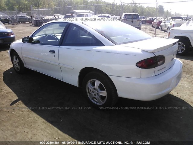 1G1JS124927214735 - 2002 CHEVROLET CAVALIER LS 白色 照片 3