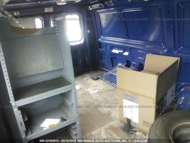 1FTNE24W15HA44387 - 2005 FORD ECONOLINE E250 VAN BLUE photo 8