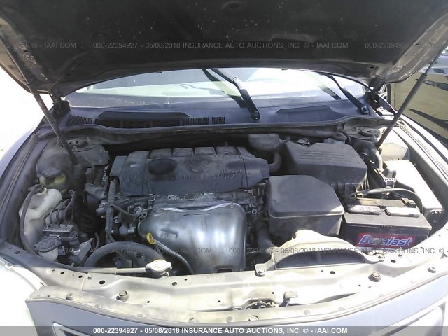 4T4BF3EK2BR127168 - 2011 TOYOTA CAMRY SE/LE/XLE 灰色 照片 10