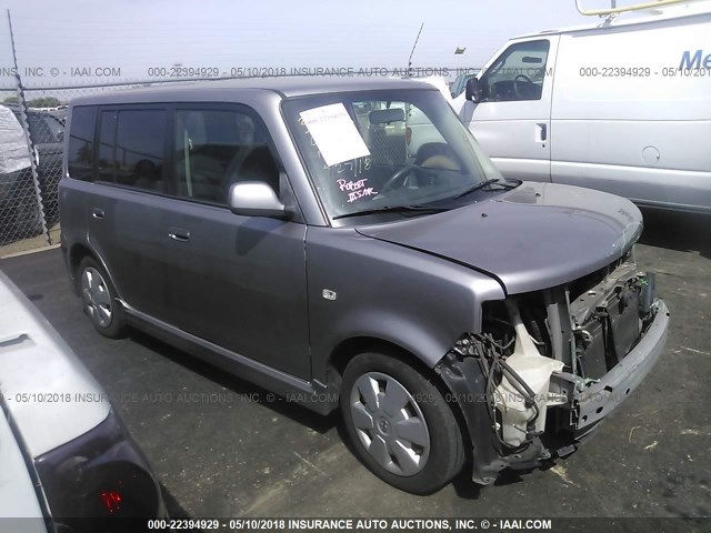 JTLKT334064069423 - 2006 TOYOTA SCION XB GRAY photo 1