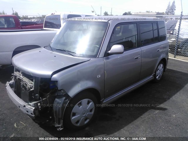 JTLKT334064069423 - 2006 TOYOTA SCION XB GRAY photo 2