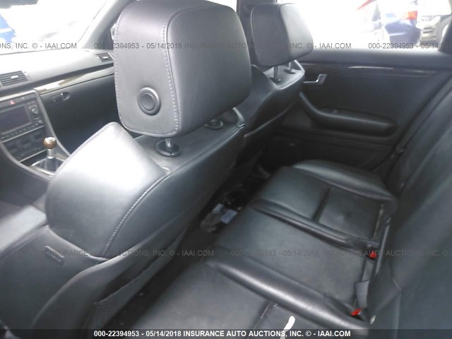 WAUGL78E36A074169 - 2006 AUDI S4 QUATTRO GRAY photo 8