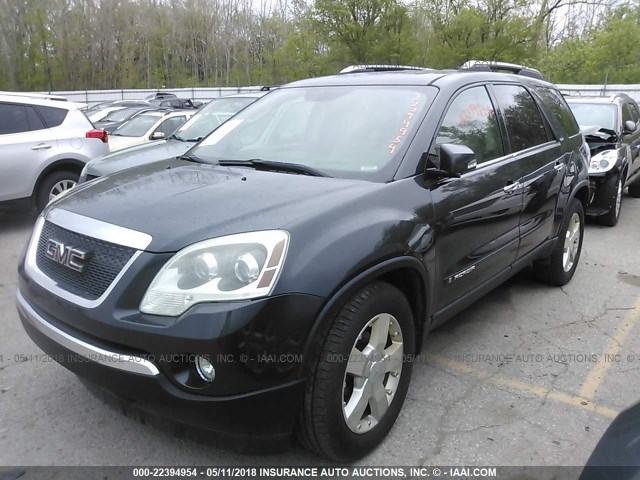 1GKER33797J101147 - 2007 GMC ACADIA SLT-2 BLACK photo 2