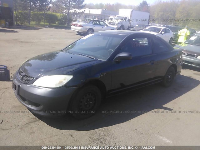 1HGEM21105L014307 - 2005 HONDA CIVIC DX VP Qara foto 2