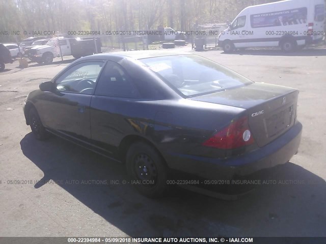 1HGEM21105L014307 - 2005 HONDA CIVIC DX VP Qara foto 3