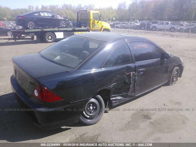 1HGEM21105L014307 - 2005 HONDA CIVIC DX VP Qara foto 4