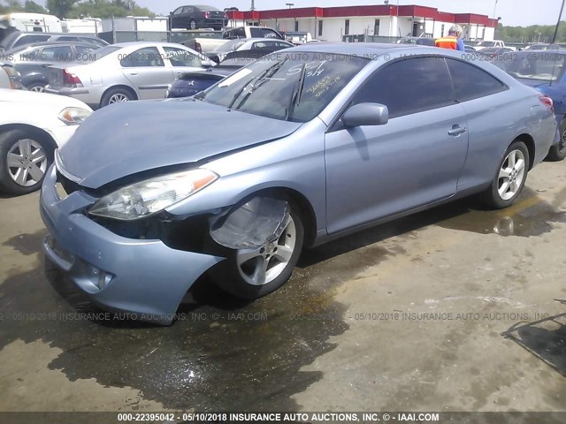 4T1CA30P56U083639 - 2006 TOYOTA CAMRY SOLARA SE/SLE ვერცხლისფერი ფოტო 2