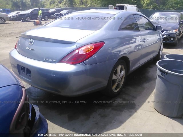 4T1CA30P56U083639 - 2006 TOYOTA CAMRY SOLARA SE/SLE ვერცხლისფერი ფოტო 4