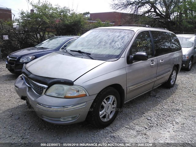 2FMZA52432BA50955 - 2002 FORD WINDSTAR SE TAN photo 2