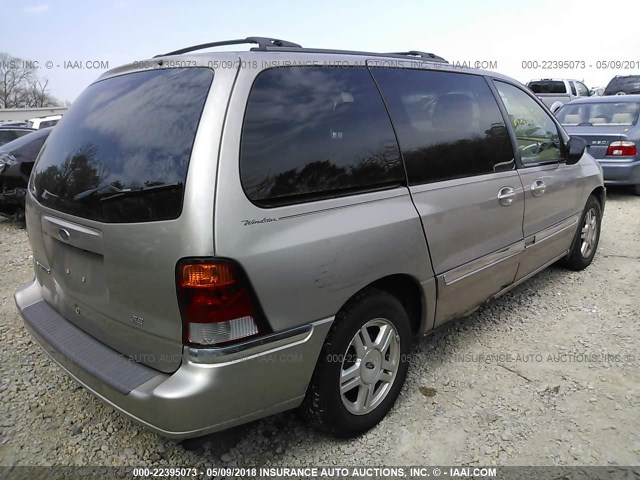 2FMZA52432BA50955 - 2002 FORD WINDSTAR SE TAN photo 4