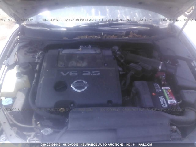 1N4BA41E95C821102 - 2005 NISSAN MAXIMA SE/SL SILVER photo 10