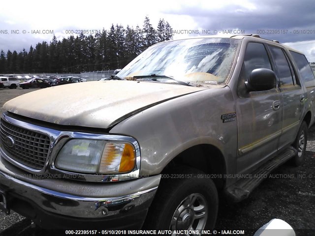 1FMPU16L92LA61595 - 2002 FORD EXPEDITION XLT 金色 照片 2