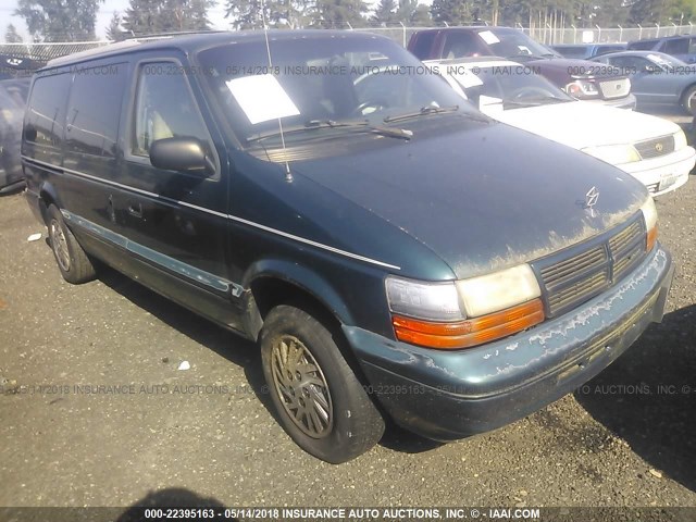 1B4GH44R6SX631625 - 1995 DODGE GRAND CARAVAN SE GREEN photo 1