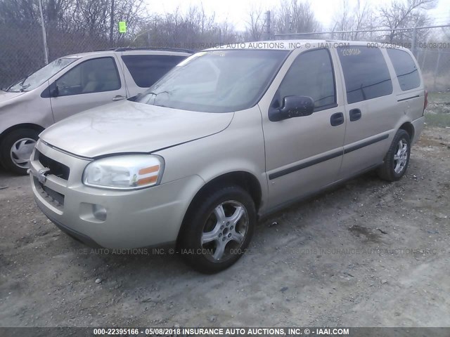 1GNDV23107D186541 - 2007 CHEVROLET UPLANDER LS 金色 照片 2
